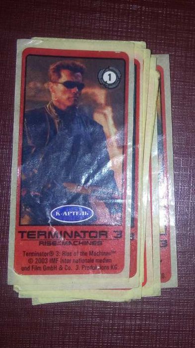 Terminator 2-3 наклейки
