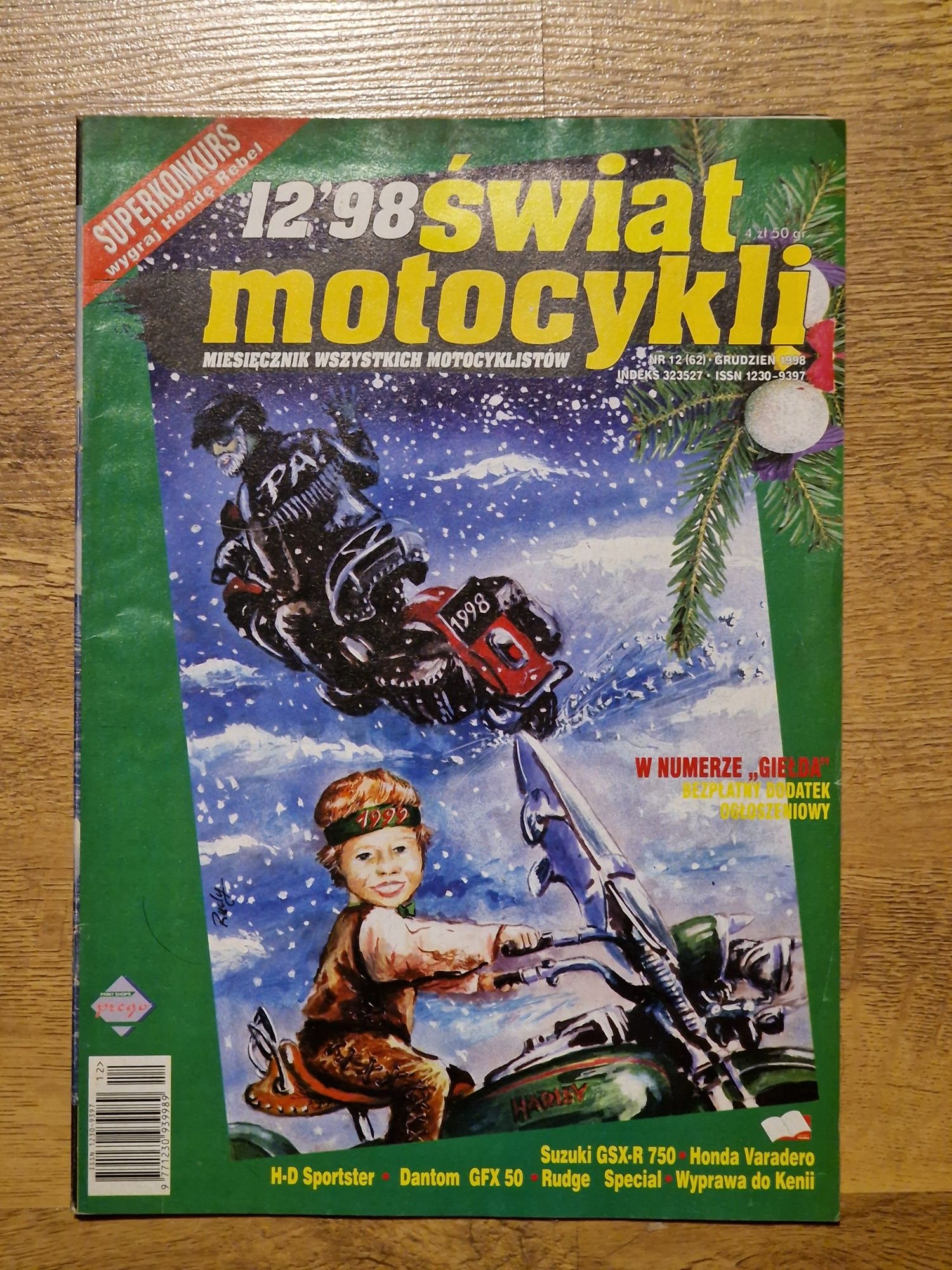 Świat Motocykli nr 12 grudzień 1998 Rudge Special 1935