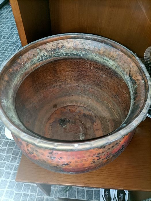 Peça decorativa em cobre
