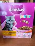 Pokarm dla kota 2-12 miesięcy Whiskas + żwirek