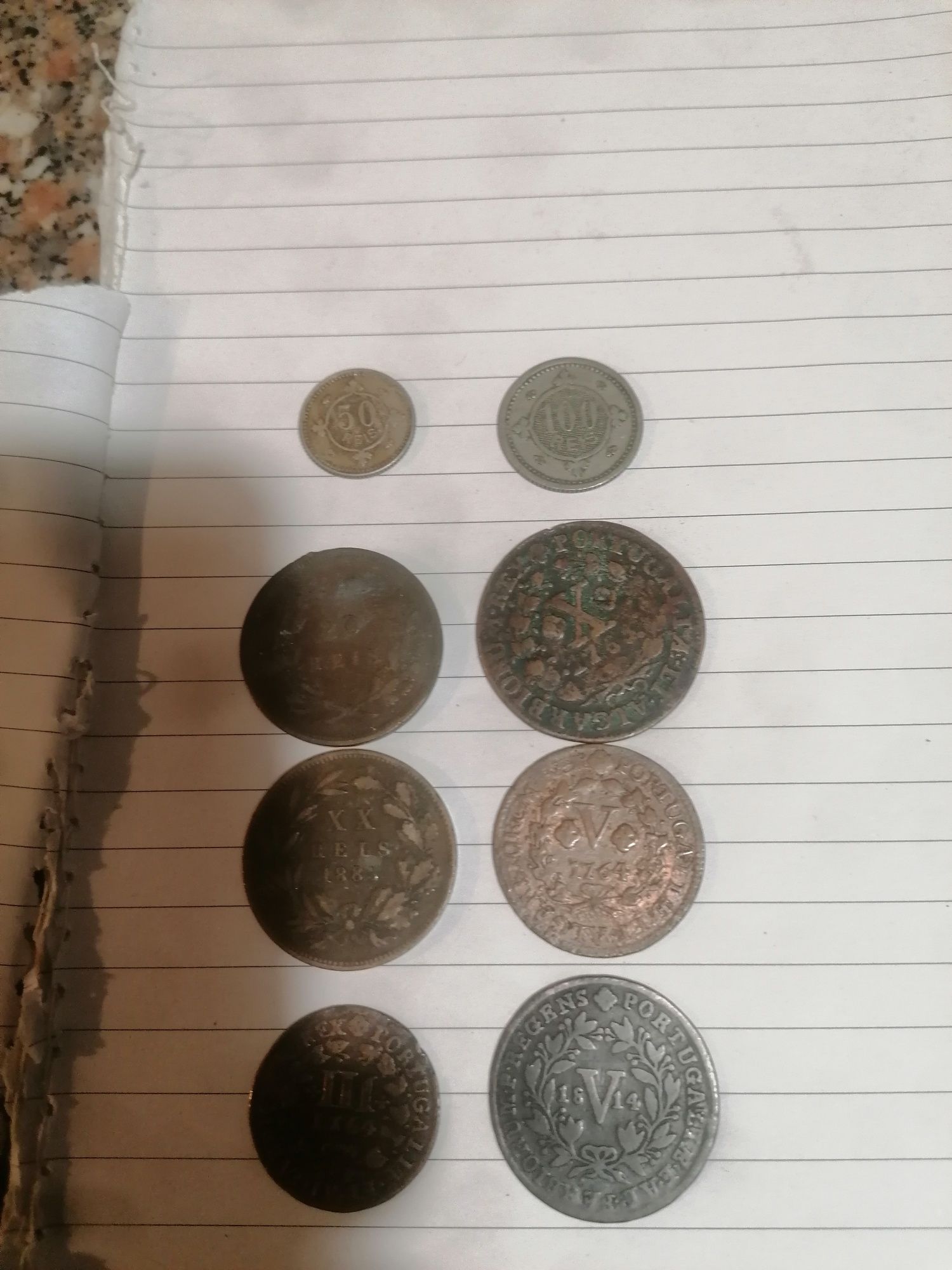 Vendo grande coleção de moedas muito antigas