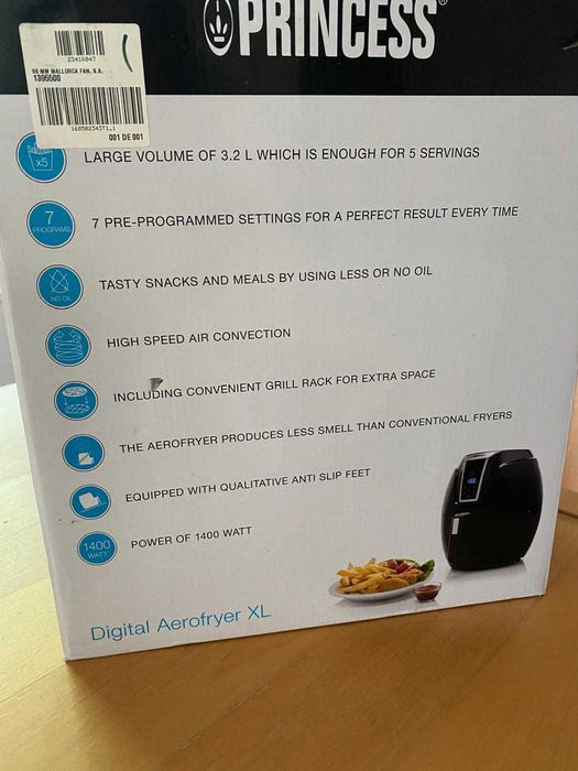Princess Digital Aerofryer XL