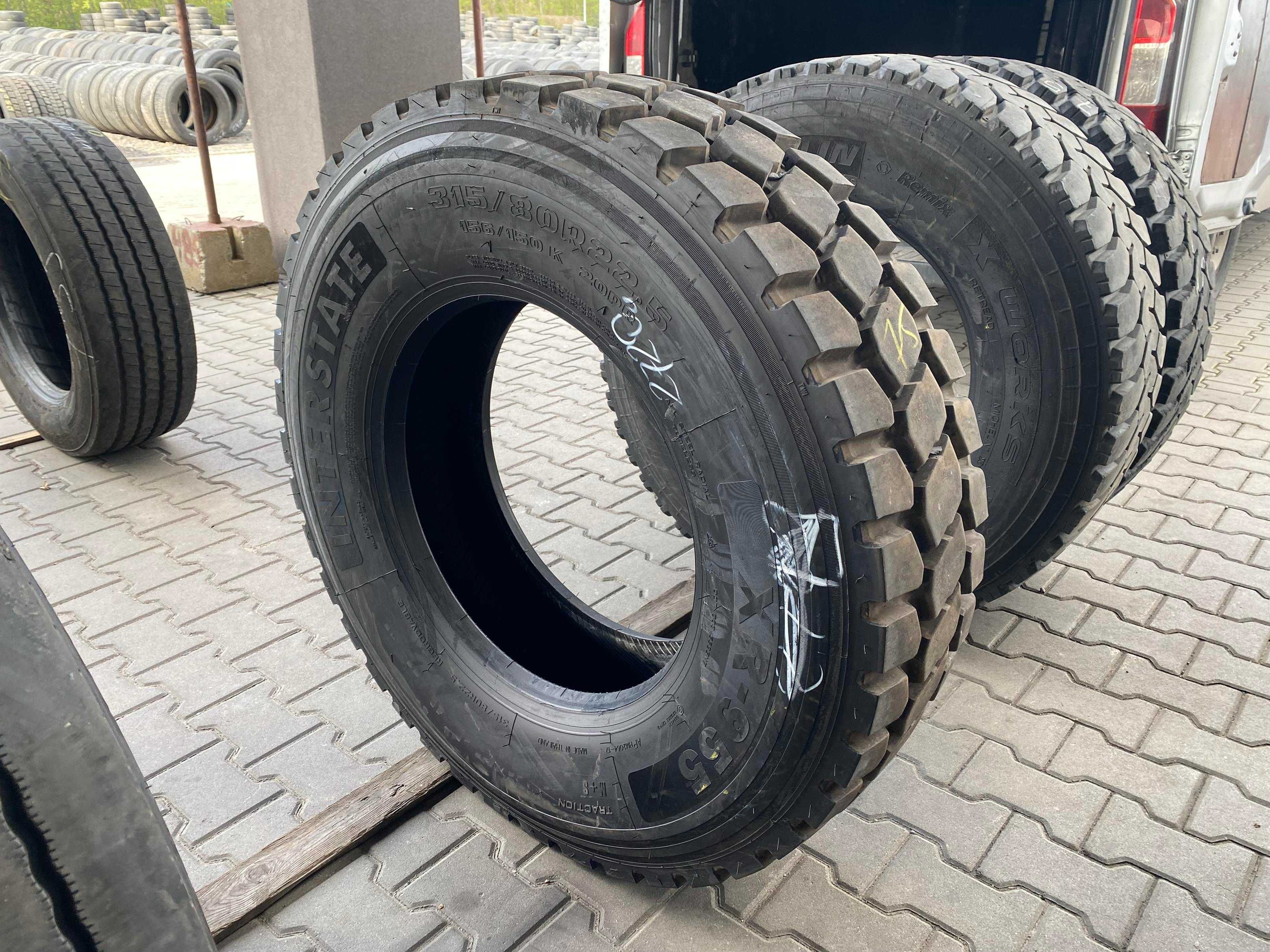 Opona 315/80R22.5 INTERSTATE XR-955 Napędowa 19mm