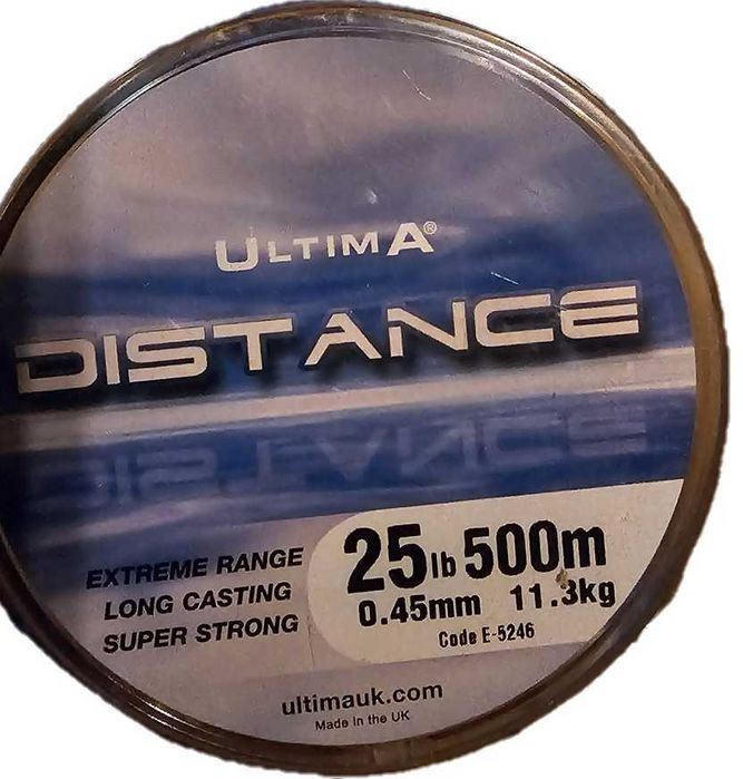 Żyłka Ultima Dustance super strong 500 M 25LB 0.45mm 11.3kg Pomarańczo
