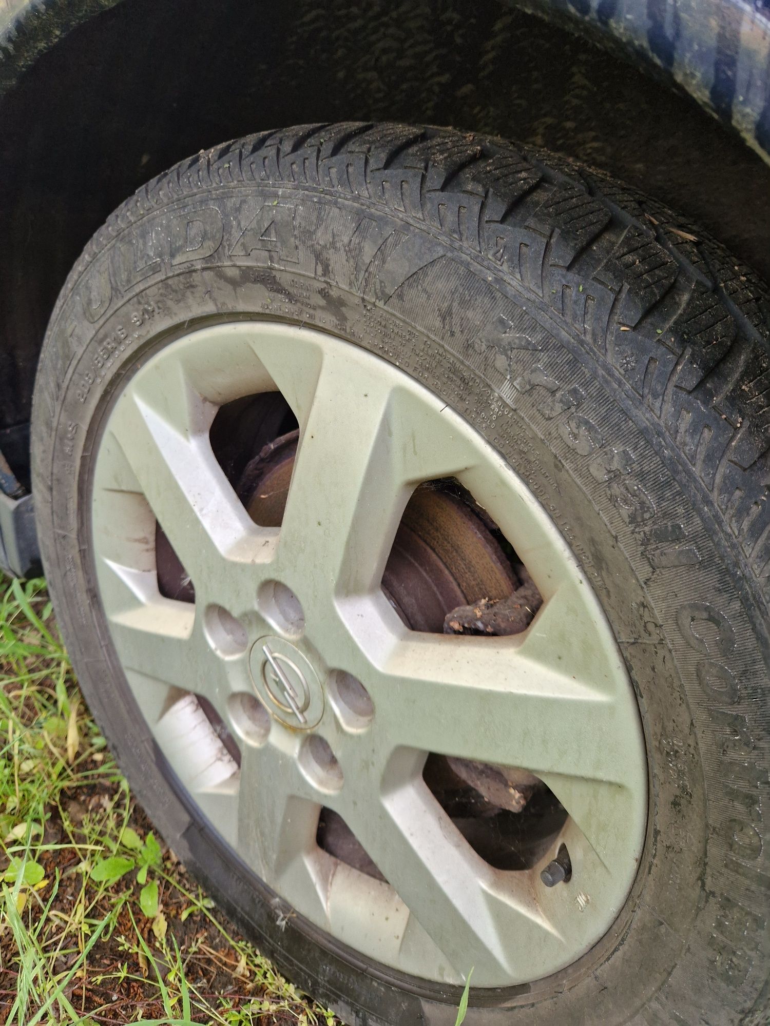 Alufelgi 16" ,felgi , koła  5x110 Opel  opony zimowe Astra G części