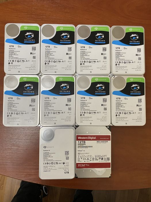 Жорсткі диски Seagate/Western Digital/Hewlett Packard Enterprise