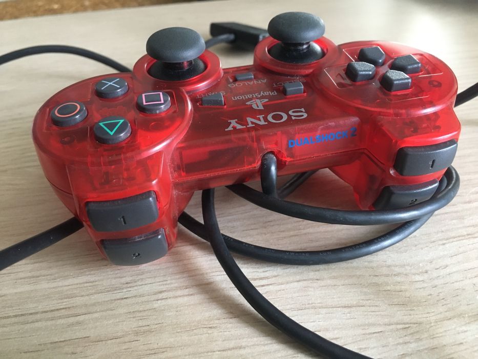 Sony PlayStation Dualshock 2 Pad Controller PS2 Czerwony