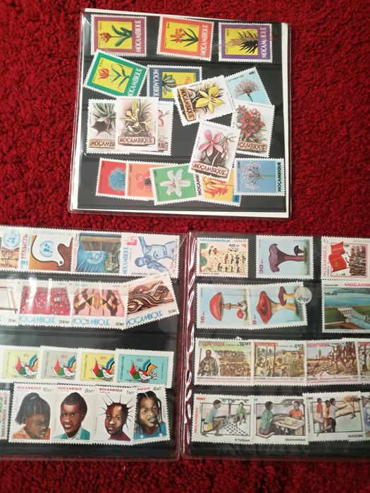 Lote de selos africanos Moçambique