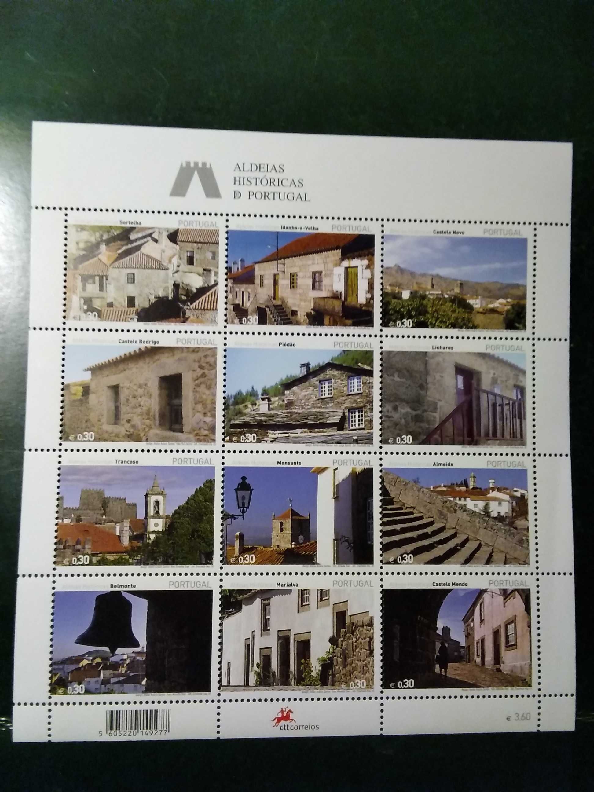 2005 Folha Miniatura Aldeias Históricas MNH **