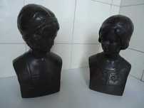 popiersie,statuetka,figura,posąg,Lavinit,bazalt,sygnatura,antyk