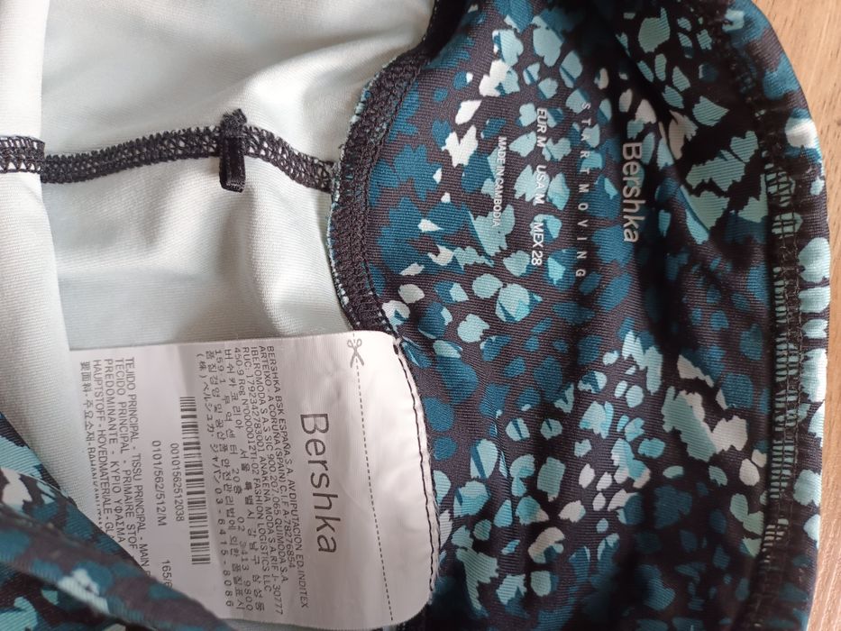 Legginsy, wysoki stan, mocny pas. Legginsy 3/4, siateczka