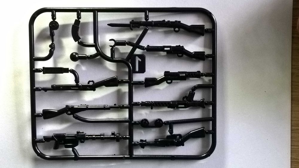 Zestaw broni różnego rodzaju WW2 kompatybilne z Lego,  Cobi