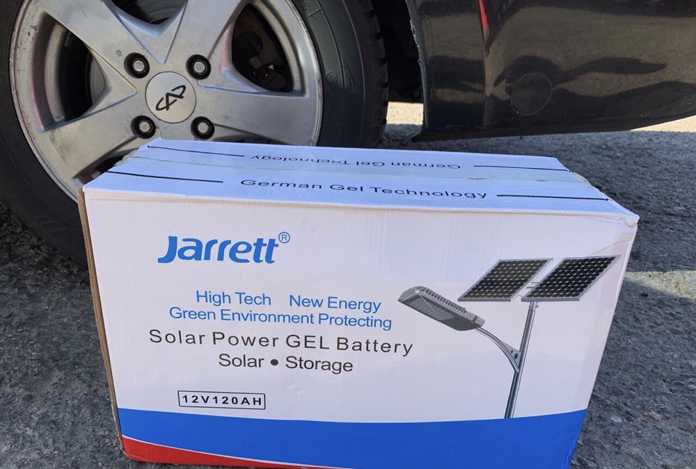 Аккумулятор гелевый Gel battery 12V/120А 2021 года/Jarrett 1200 циклов