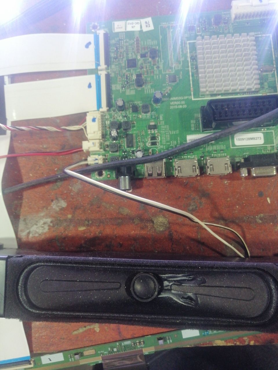 Placas e instalação completa de tv com colunas