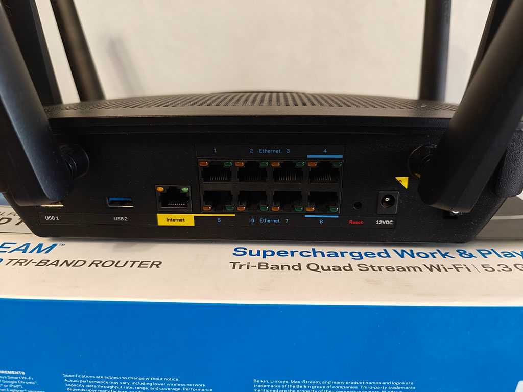 Linksys EA9500 v2 Маршрутизатор Wi-Fi  ac, 2.4 ГГц, 5 ГГц, роутер