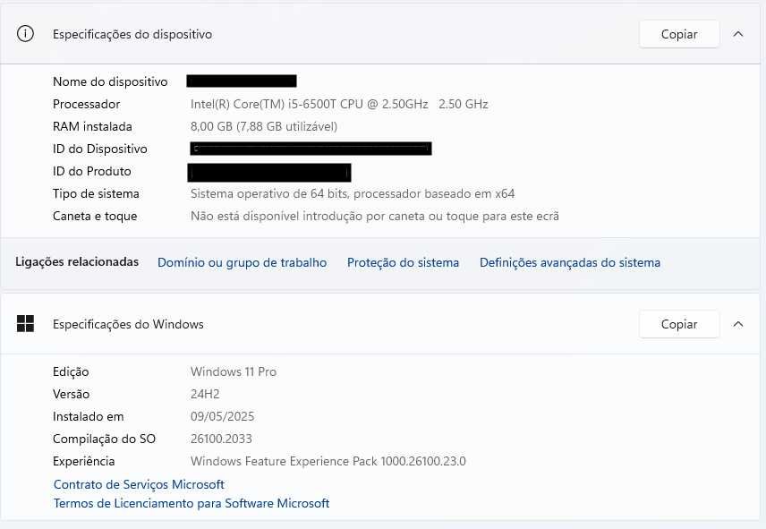 Mini PC Lenovo Thinkcentre Intel i5-6500T