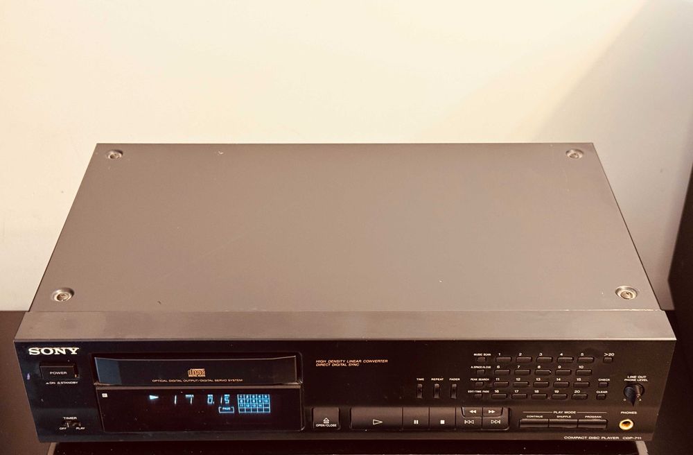 ‼️ Sony CD-плеер CDP-711 — винтажный Hi-Fi, Япония, ЦАП CXD2565M
