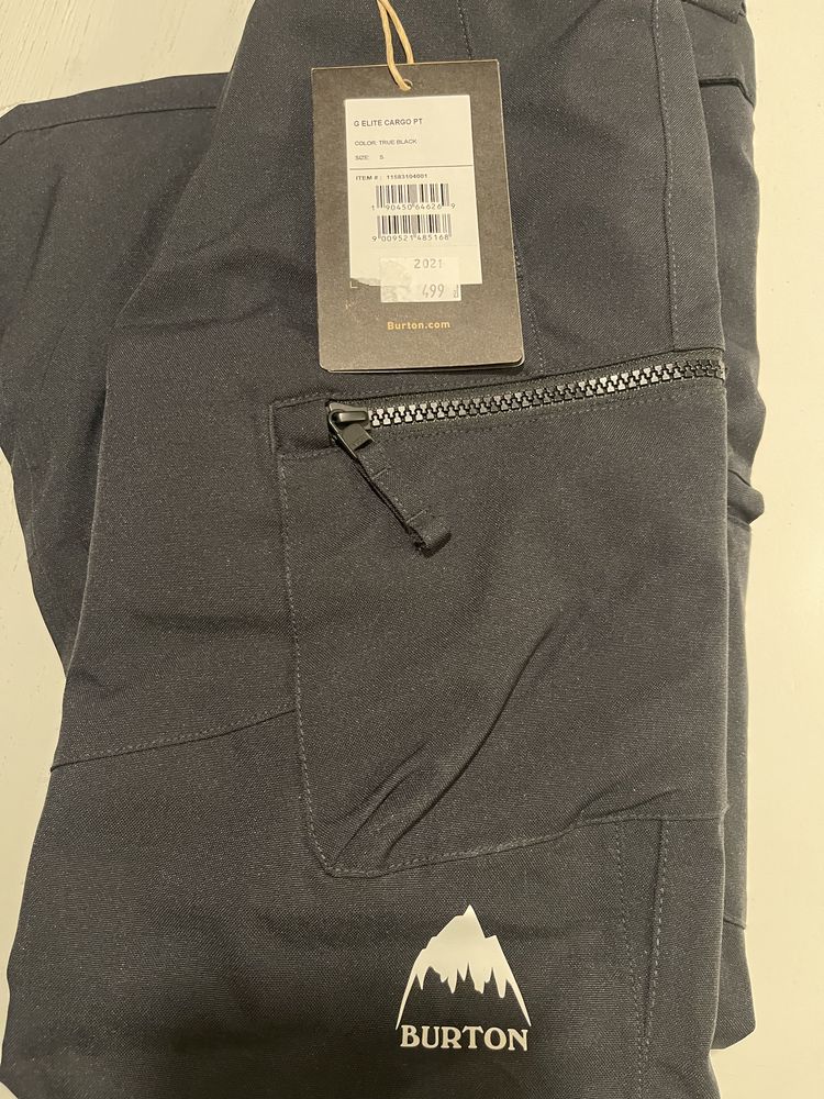 Spodnie Burton G Elite Cargo nowe (dla dziecka, dziewczęce, rozmiar S)