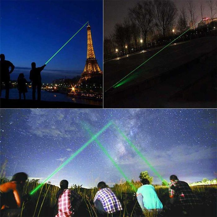 Wskaźnik Laserowy Laser Zielony Różne Wzory Mocny