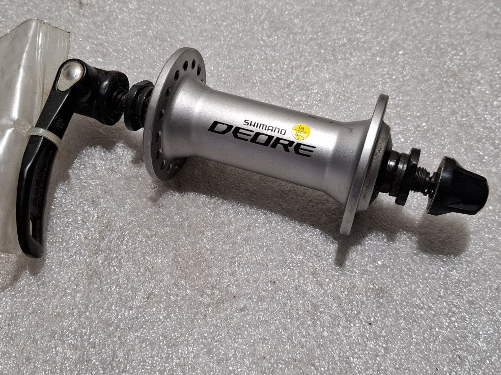 2) Piasta Rowerowa Shimano Deore HB-M590 Przednia 32otw Szybkozamykacz