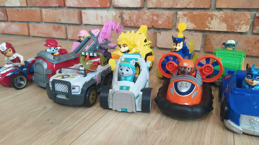 Komplet oryginalne pojazdy, pieski PSI PATROL SPIN MASTER