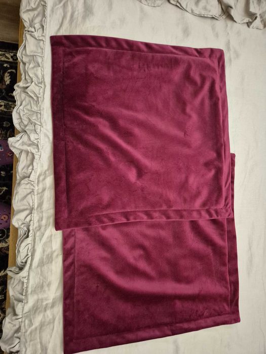 Poszewki welur bordo eurofirany