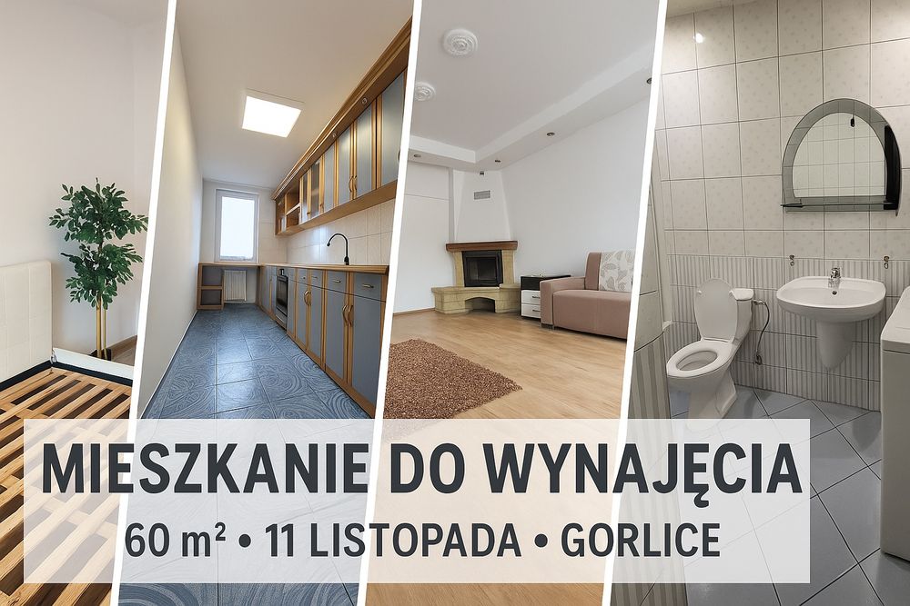Do wynajęcia mieszkanie 60m2 Gorlice