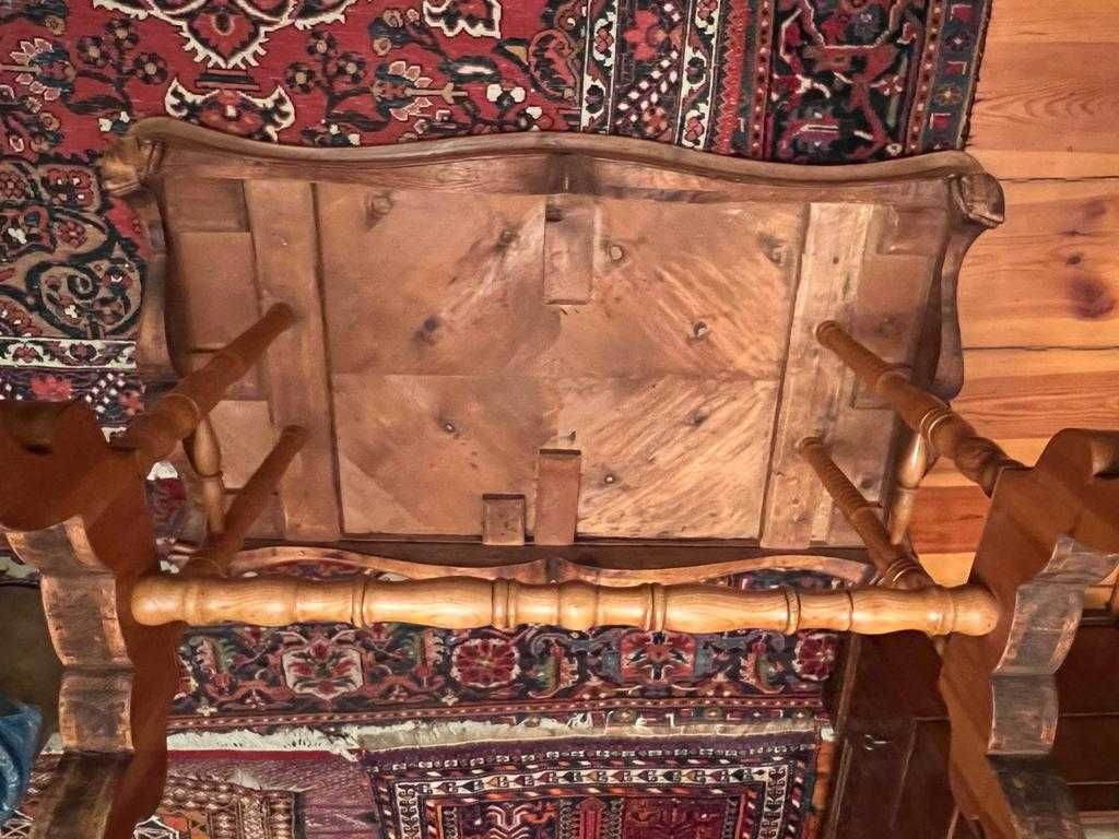 stół czereśniowy, biurko, biedermeier, początek XIX w.