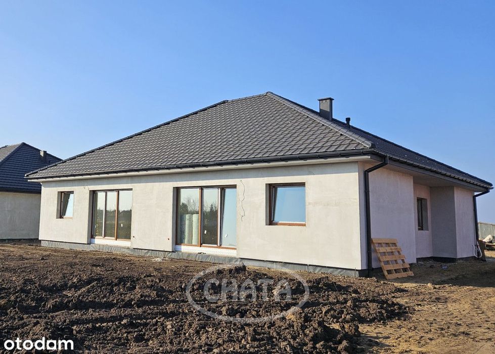 Bliźniak, światłowód, duża działka, pompa ciepla