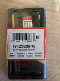 Оперативна пам'ять Kingston SODIMM DDR4-2666 16384MB (KVR26S19D8/16)