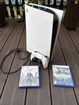 Ps5 825gb z napędem, 8 gier, 1 pad