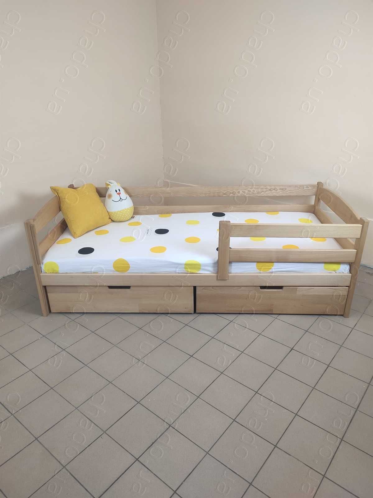 Детская Кровать | Дитяче Букове Ліжко на Ламелях _ Ліжечко для Дитини