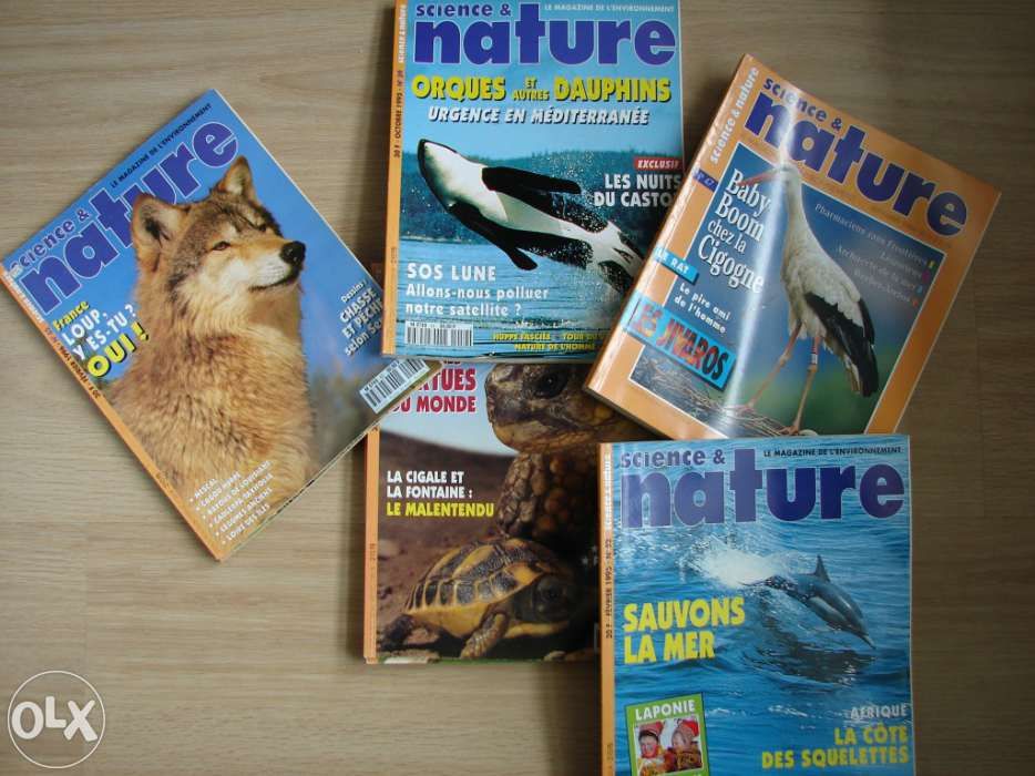Revistas Science and Nature (17 Unidades) em Francês
