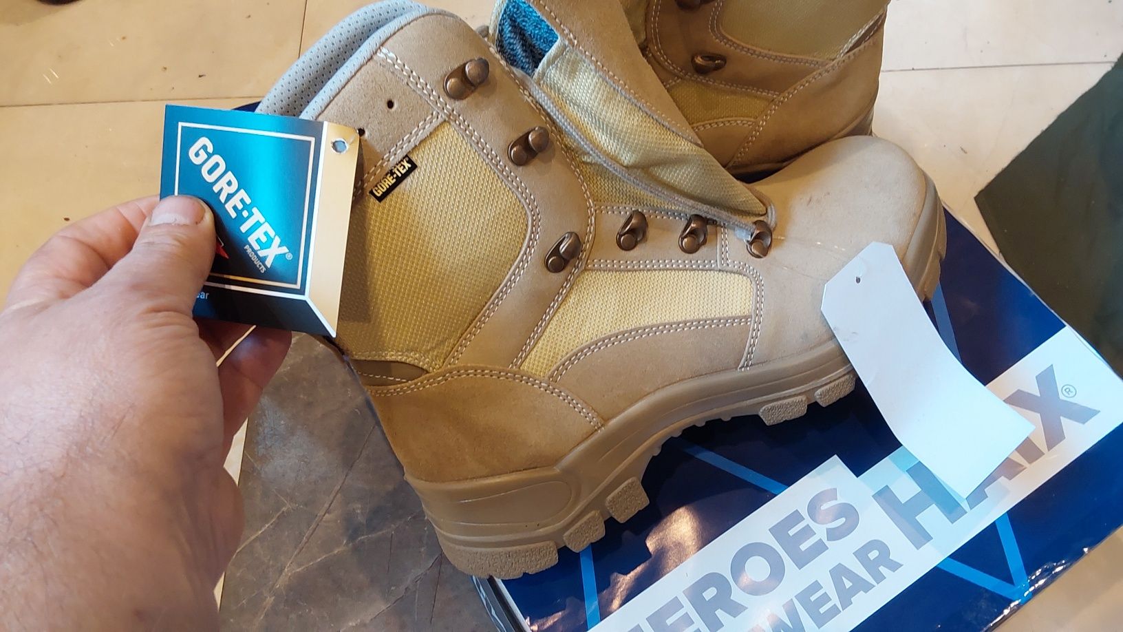 Берци Haix Airpower p9 Gore-Tex Desert Boots 285.107 стелька 290