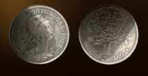 Moeda 1 escudo português de 1927
