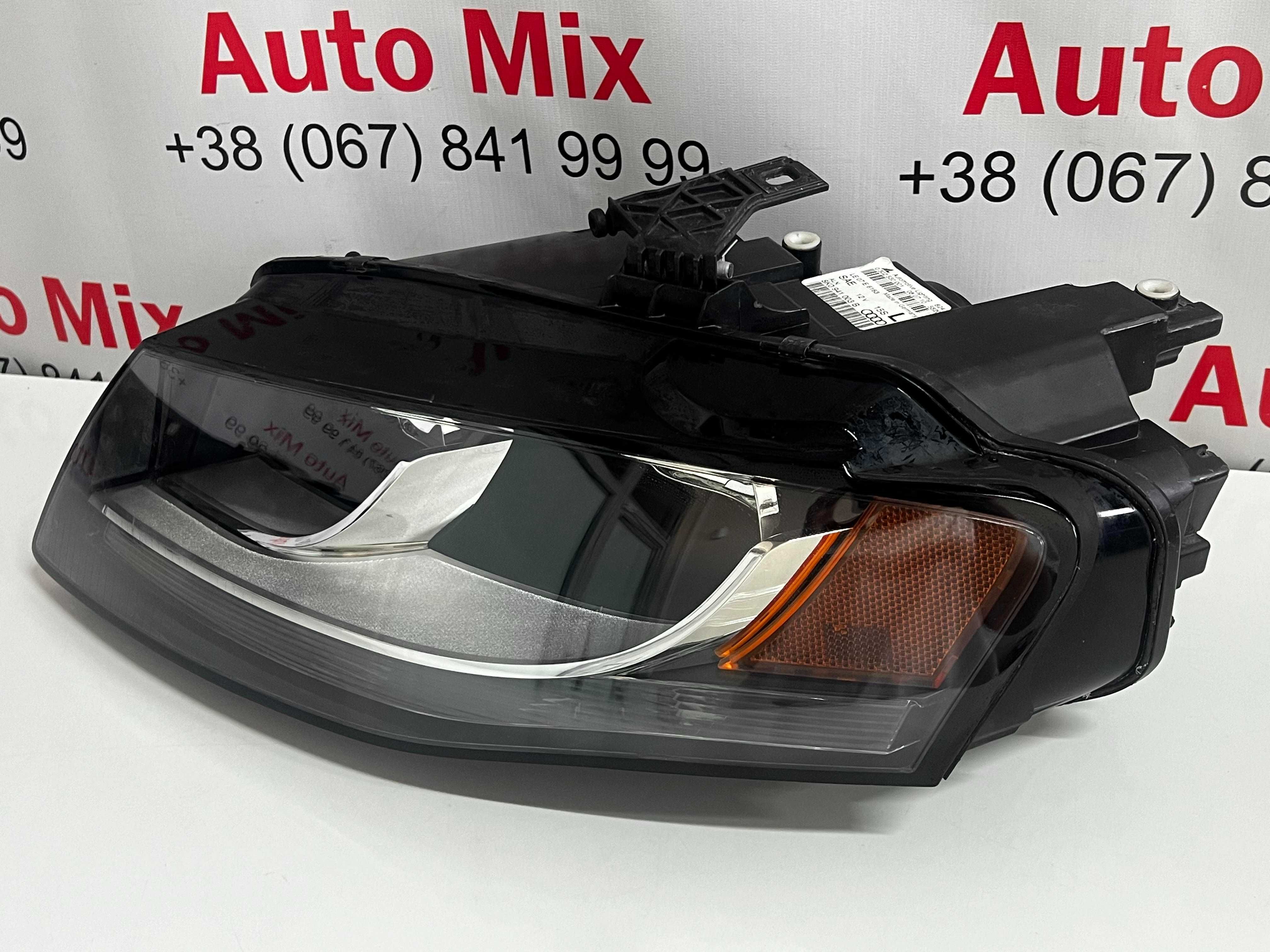 Audi A4 B8 8K0941003B USA 2008-11 фара до рестайл Америка Галоген