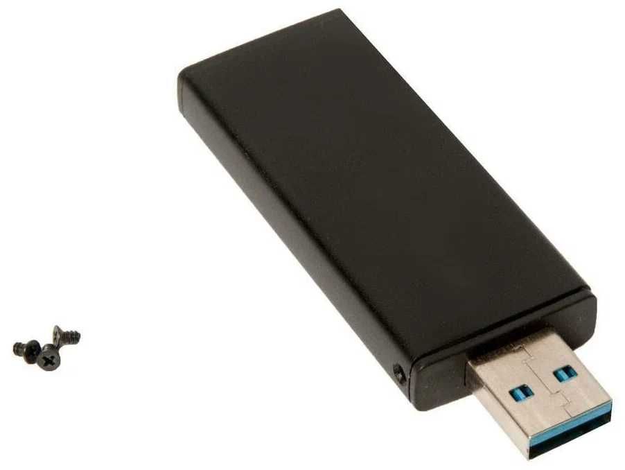 Зовнішній металевий корпус для SSD M.2 SATA 2242 з роз'ємом USB 3.1
