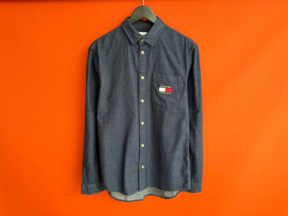 Tommy Hilfiger Оригінал чоловіча сорочка рубашка розмір S