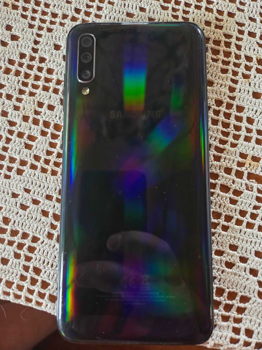 Samsung A70 tęczowy ciemny