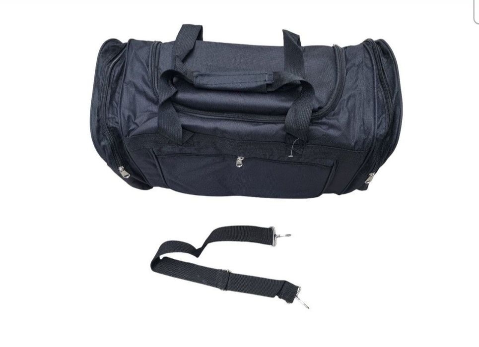 Torba podróżna duża czarna 120 litr 80×43×35 cm