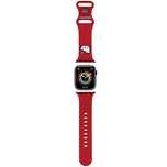 Pasek Hello Kitty Silicone Kitty Head na Apple Watch 38/40/41mm - czer