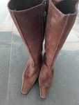 Botas de cano alto em camurça Tam 39