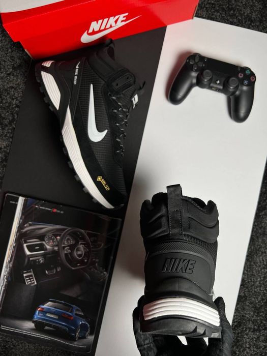 Мужские кроссовки найк Nike Rivah GTX Fur Black White [41-46]