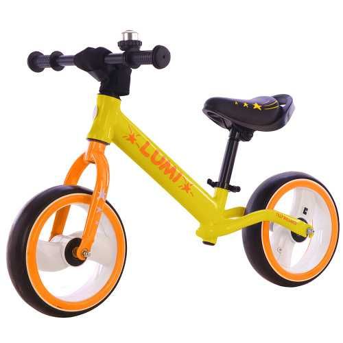 Беговел Balance Lumi 12" | В наявності Білий Черний та Жовтий ТМ Tilly