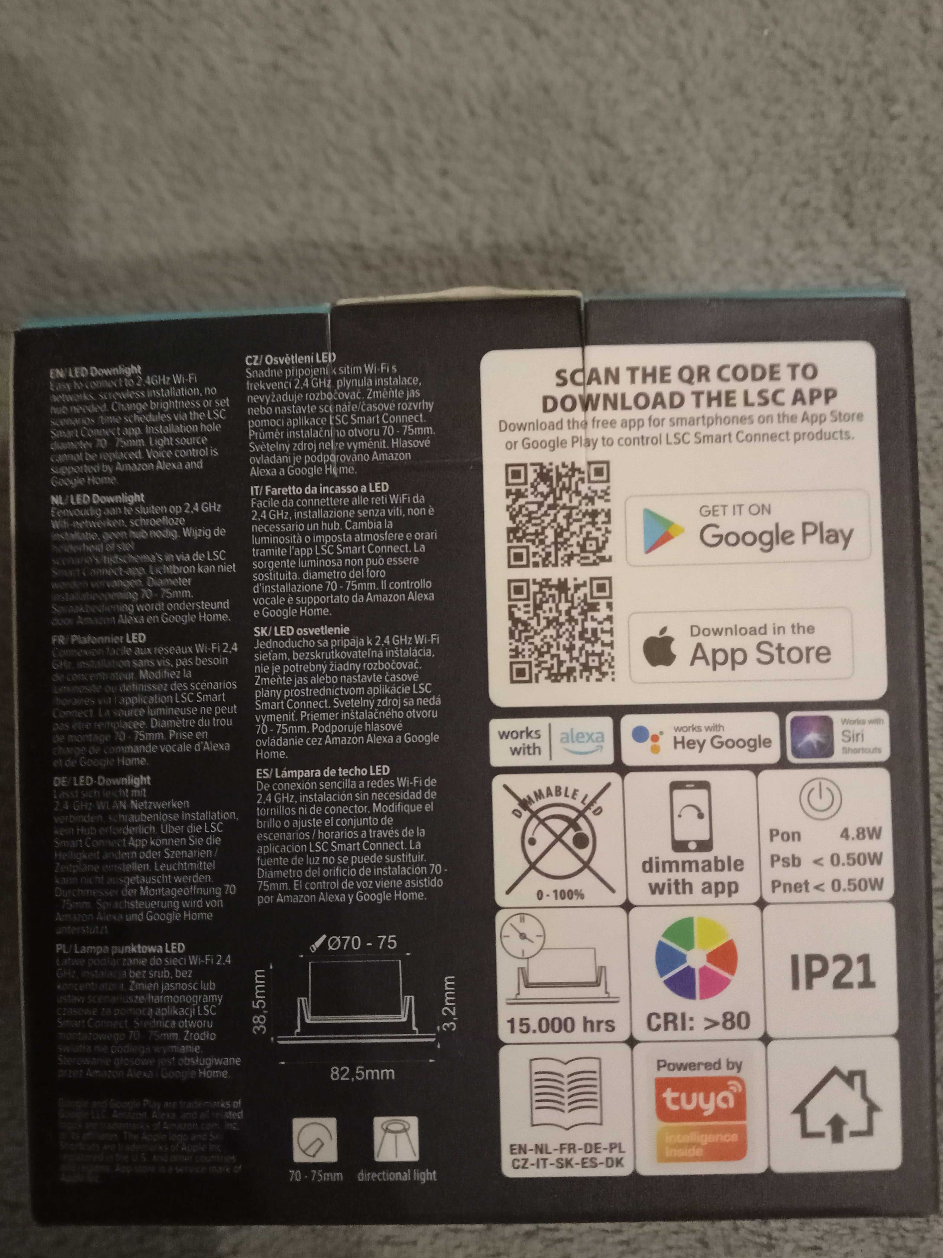 Oczko podtynkowe LSC Smart Connect