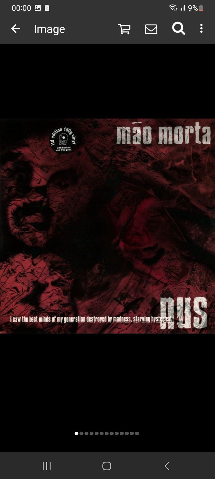 Vinil Mão Morta limited edition