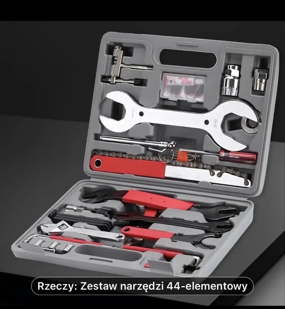 Zestaw narzedzi do naprawy roweru