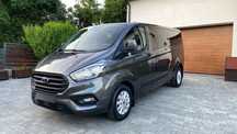 Ford Transit Custom Ford Transit Custom L2H1 2.0 130KM Serwis ASO Gwarancja FV Perfekcyjny