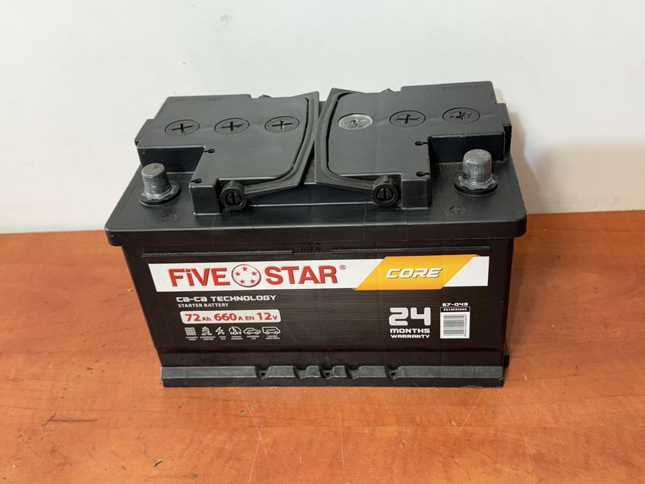 Alkumulatoe FiveStar Core 12V 72AH 600A