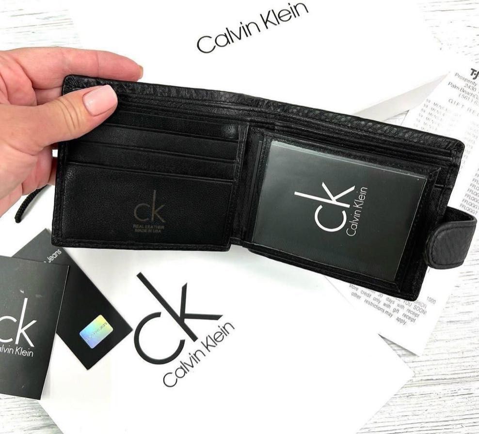 Мужское брендовый кошелек Calvin Klein Lux
